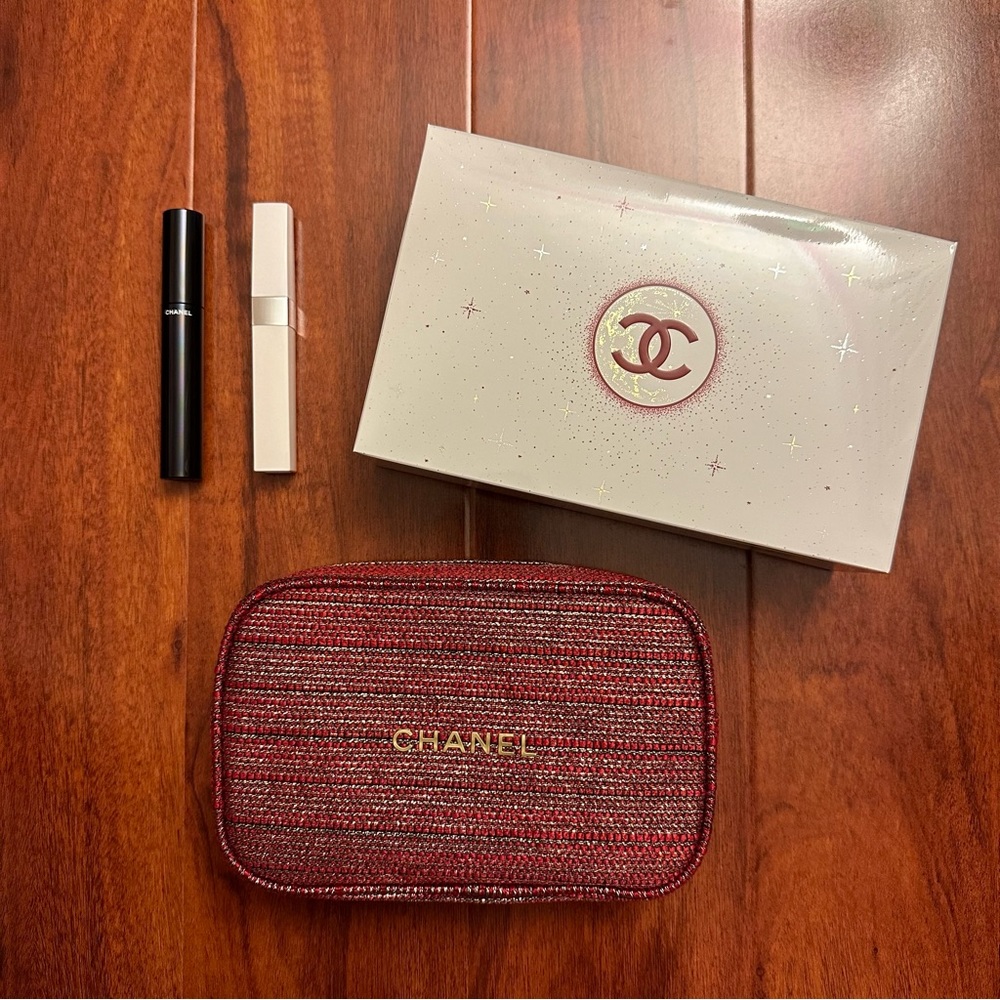 🚨 HOST PICK 🆕 Authentic Chanel Go to Extremes Primer & Mascara Set + Pouch